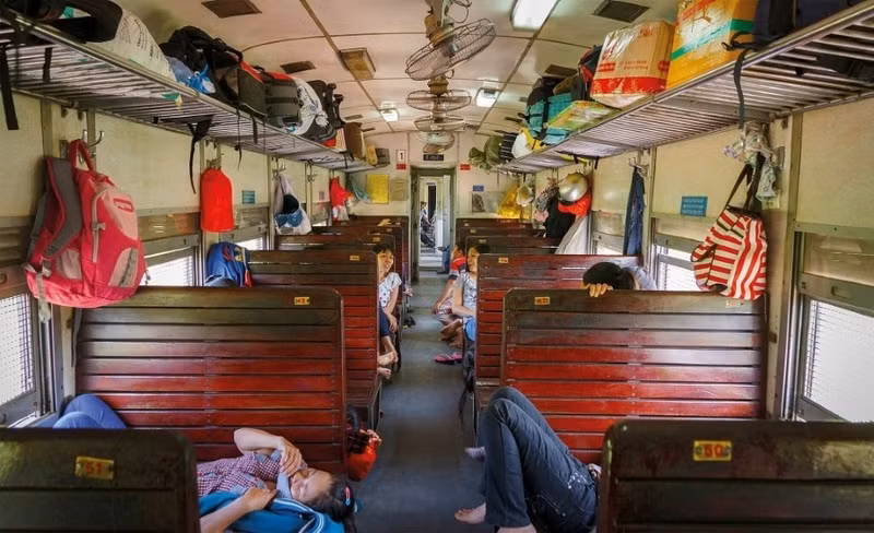 Un wagon du train Nord-Sud. Photo : Alamy.