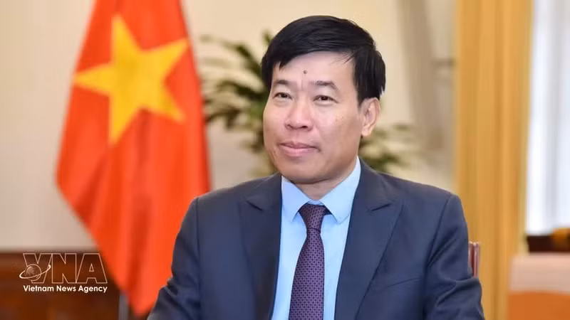 Nguyen Manh Cuong, membre du Comité central du Parti, secrétaire adjoint permanent du Comité du Parti du ministère des Affaires étrangères et vice-ministre des Affaires étrangères. Photo : VNA