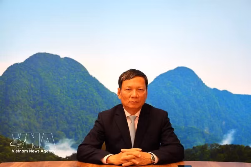 Hoang Dinh Thang, président de l’Union des associations vietnamiennes en Europe et membre du Présidium du Comité central du Front de la Patrie du Vietnam. Photo : VNA.