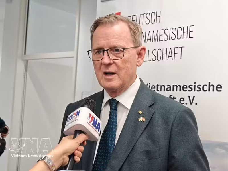 Le vice-président du Bundestag allemand, Bodo Ramelow. Photo : VNA.