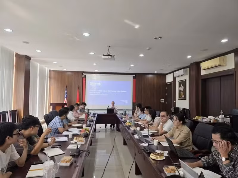 Vue de la cérémonie d’ouverture de la deuxième phase du programme de formation et de transfert de la technologie d’expertise ADN de nouvelle génération (NGS-SNP). Photo : VAST.