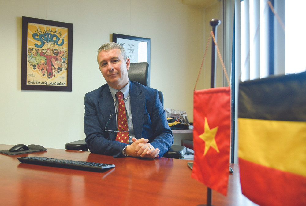 L'ambassadeur de Belgique au Vietnam Karl Van Den Bossche. Photo : VNA.