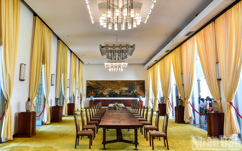 La salle de banquet actuelle.