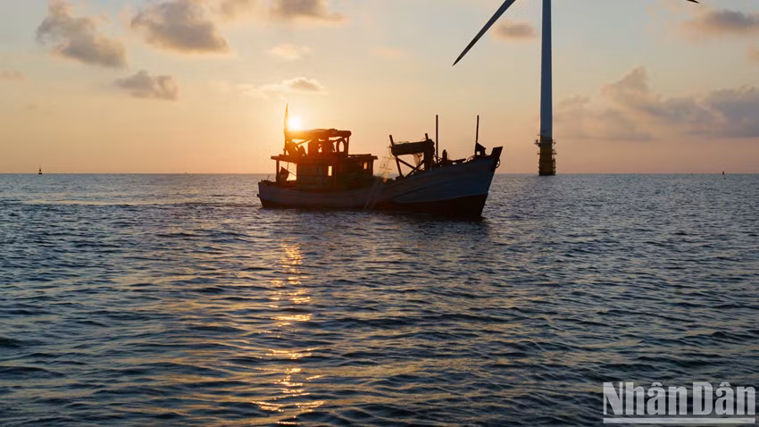 Les habitants de Ba Dong vivent principalement de l’aquaculture et de la pêche. Photo : Nhân Dân.