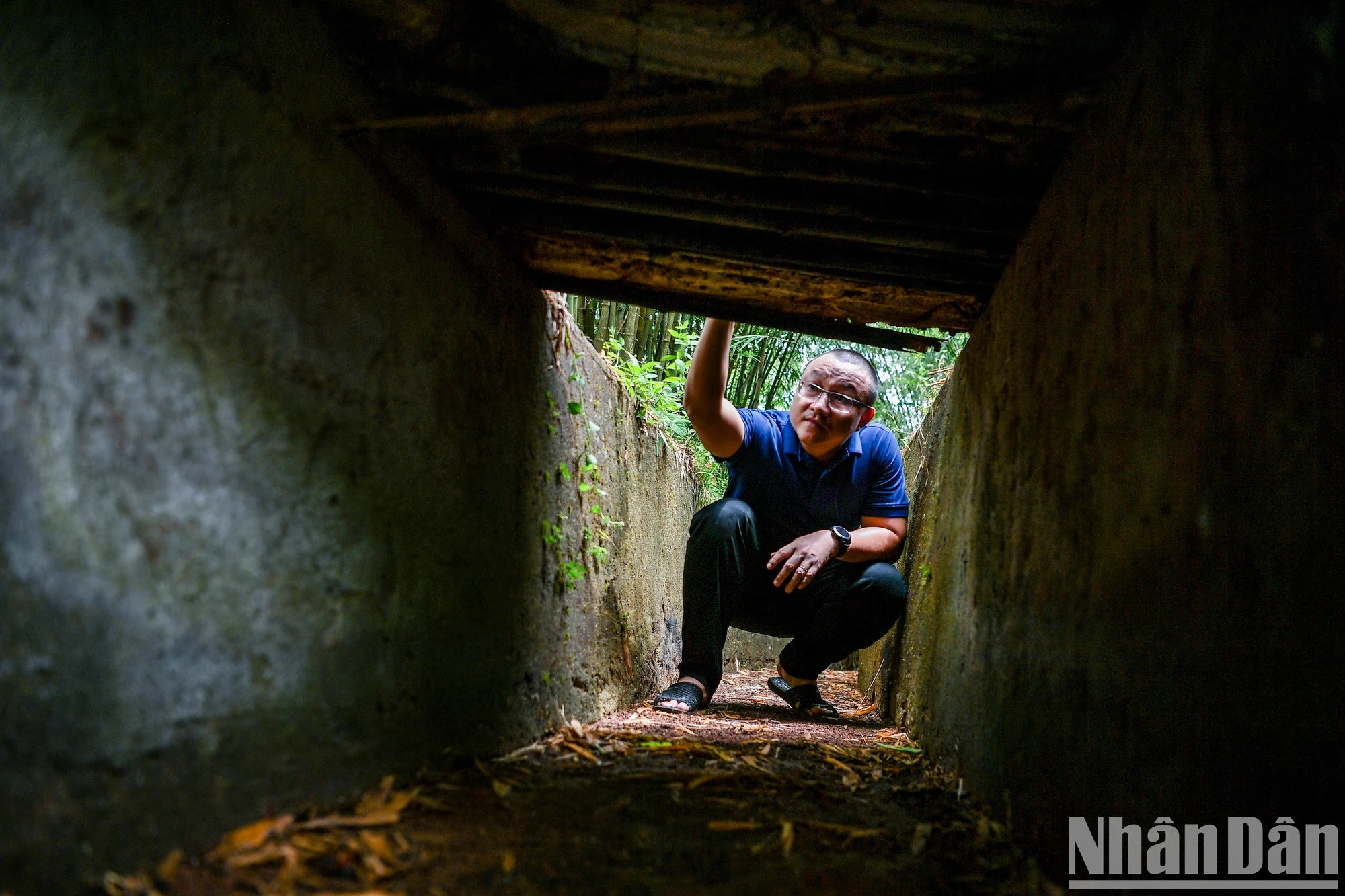 En plus du « village souterrain », le tunnel de Vinh Moc est entouré de tranchées pour le combat et la production.