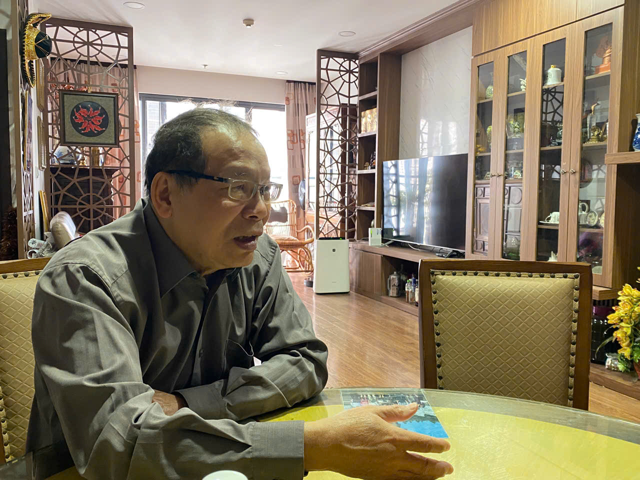 Le docteur Chu Duc Tinh, ancien directeur du Musée Hô Chi Minh. Photo : Ha Phuong/NDEL.