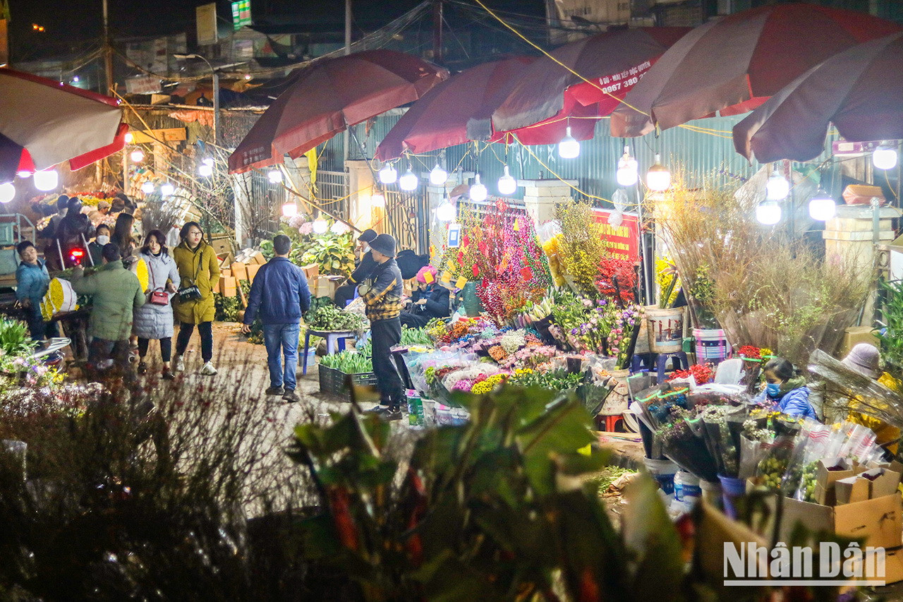 Le marché aux fleurs de Quang An est célèbre en tant que marché de gros fournissant des fleurs de toutes sortes. Le marché aux fleurs de Quang An est célèbre en tant que marché de gros fournissant des fleurs de toutes sortes.