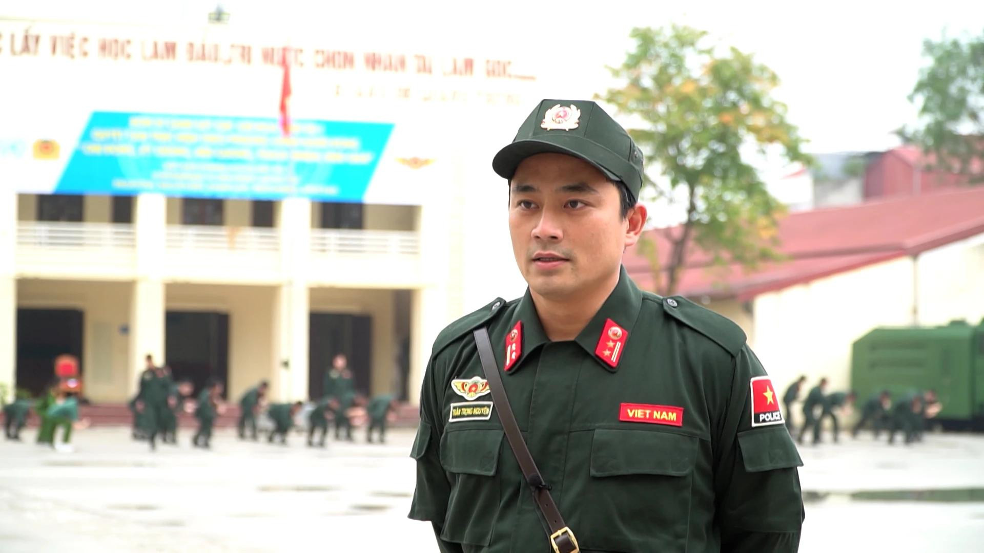 Le lieutenant-colonel Tran Trong Nguyen, commandant adjoint de l'Unité de maintien de la paix n°1 de la police vietnamienne. Photo : VNFPU1. Le lieutenant-colonel Tran Trong Nguyen, commandant adjoint de l'Unité de maintien de la paix n°1 de la police vietnamienne. Photo : VNFPU1.