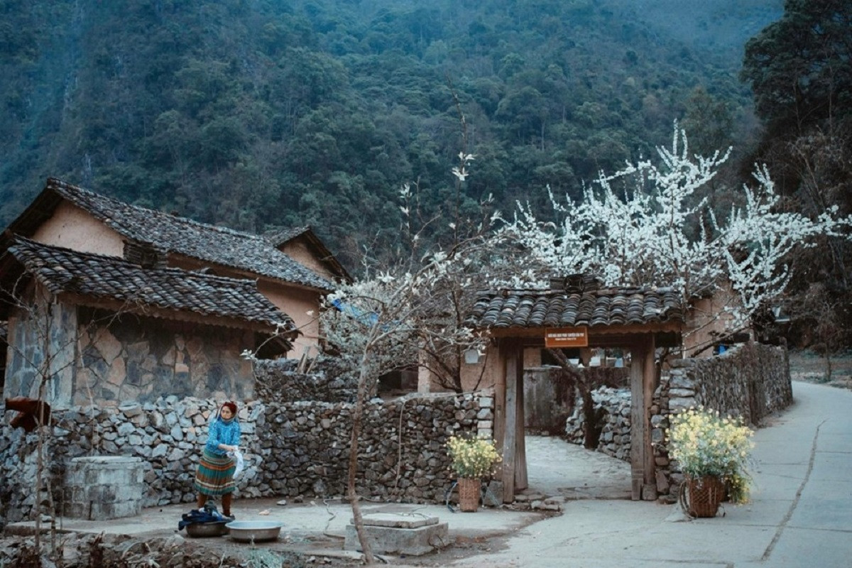 La maison comme lieu de tournage du film « Histoire de Pao » à Ha Giang. Photo: phunuthudo. La maison comme lieu de tournage du film « Histoire de Pao » à Ha Giang. Photo: phunuthudo.