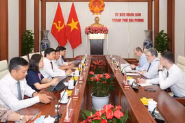 Vue générale de la séance de travail. Photo : haiphong.gov.vn