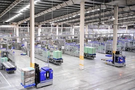 Dans l'intérieur de l’usine laitière Vinamilk. Photo : Vinamilk.