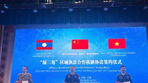 Lors de la cérémonie. Photo: VNA 