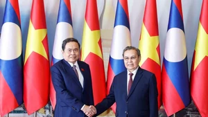 [EN IMAGES] Le président de l’Assemblée nationale Tran Thanh Man rencontre son homologue lao