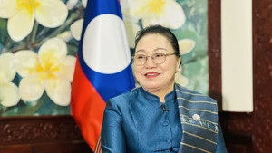 L’ambassadrice du Laos au Vietnam, Khamphao Ernthavanh. Photo: VNA