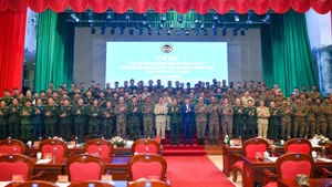 "Les délégués lors de la cérémonie de clôture."