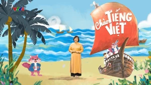 Le programme « Chao tieng Viet » (Bonjour vietnamien), diffusé sur VTV4 depuis avril 2023. 