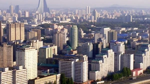 Un coin de la capitale Pyongyang.