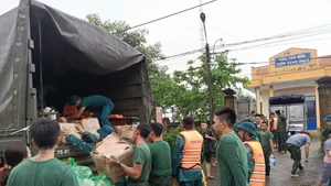 Les forces armées de Da Nang pleinement mobilisées pour faire face aux inondations