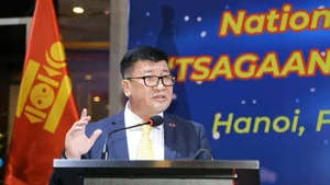 L’ambassadeur de Mongolie au Vietnam, Jigjee Sereejav. Photo : baoquocte.