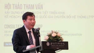 Nguyen Do Anh Tuan, directeur du département de la coopération internationale, ouvre l’atelier. Photo : ministère de l’Agriculture et de l’Environnement
