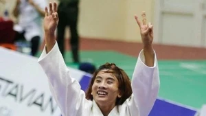 Hoang Thi Tinh est la seule représentante du Vietnam à participer au aux Championnats du monde de judo 2025. Photo : thethaovietnamplus.vn 