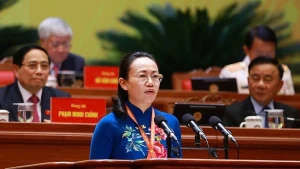 Le Ngoc Han, secrétaire du Comité du Parti et président du Conseil populaire du district insulaire de Co To. Photo : VOV