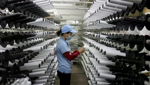 La production industrielle affiche une croissance généralisée à l'échelle nationale en janvier. Photo d'illustration : VNA 