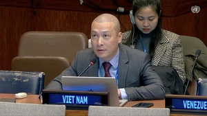 Le ministre-conseiller Nguyen Hoang Nguyen, chef adjoint de la Mission permanente du Vietnam auprès de l’ONU. Photo : baoquocte.