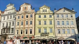 La Vieille ville de Prague autour de l'horloge astronomique (Orloj), en République tchèque. Photo: VNA 