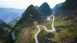 Un coin du plateau calcaire de Dông Van, province de Hà Giang. Photo : VNA.