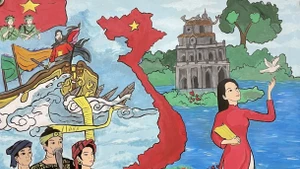 Le Vietnam brillant à travers les dessins des enfants vietnamiens du monde entier 