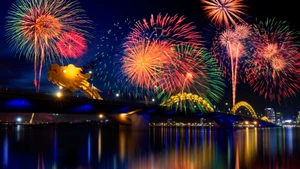 Une représentation au Festival international de feux d'artifice de Dà Nang 2024. Photo: https://danangfantasticity.com/