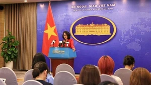 La porte-parole Pham Thu Hang. Photo : VNA.