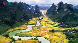 Le géoparc Non Nuoc Cao Bang. Photo : VOV.
