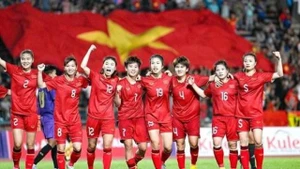 L'équipe féminine de football du Vietnam. Photo : VFF.