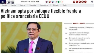 Article « Le Vietnam opte pour une approche flexible de la politique tarifaire américaine ». Photo : VNA.