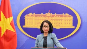 La porte-parole du ministère des Affaires étrangères, Pham Thu Hang. Photo : VNA.
