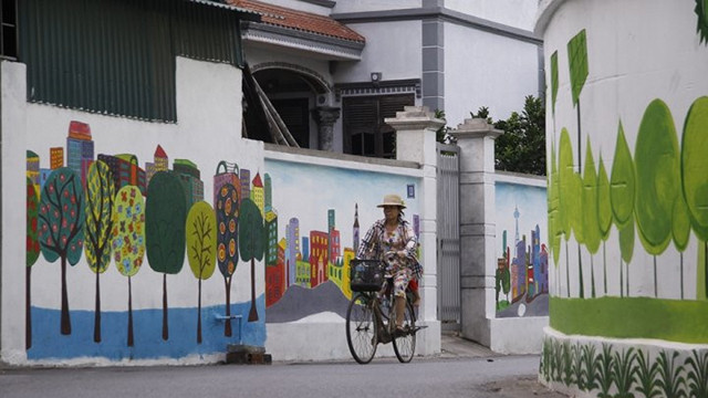Originalité de la première fresque de rue à Hanoi ảnh 3 Originalité de la première fresque de rue à Hanoi ảnh 3
