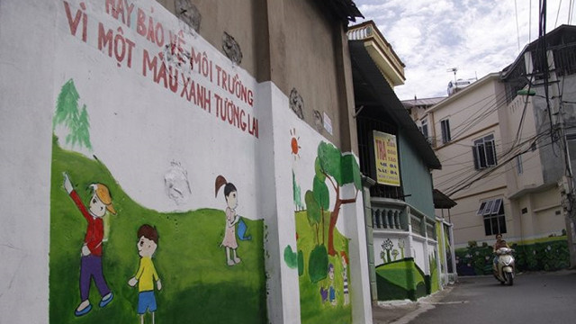 Originalité de la première fresque de rue à Hanoi ảnh 4 Originalité de la première fresque de rue à Hanoi ảnh 4