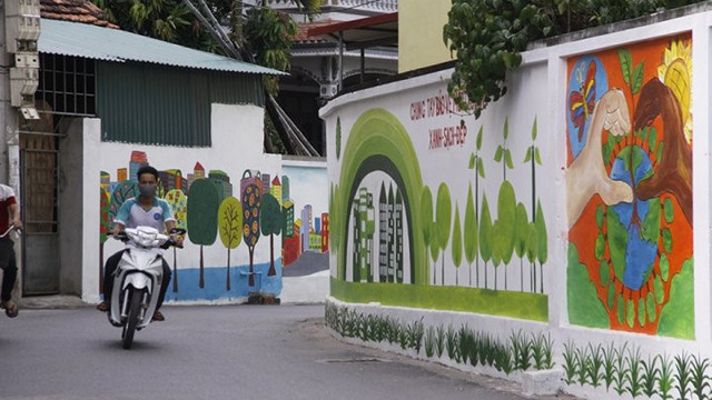 Originalité de la première fresque de rue à Hanoi ảnh 2 Originalité de la première fresque de rue à Hanoi ảnh 2