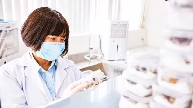 Recherche en séquençage génétique de nouvelle génération au Centre d'expertise ADN. (Photo : MINH DUC)