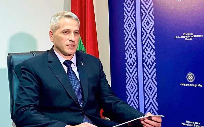 L’ambassadeur de Biélorussie au Vietnam Uladzimir Baravikou. Photo : Ambassade de Biélorussie au Vietnam