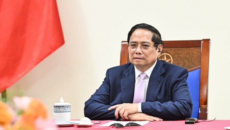 Le Premier ministre Pham Minh Chinh. Photo: NDEL