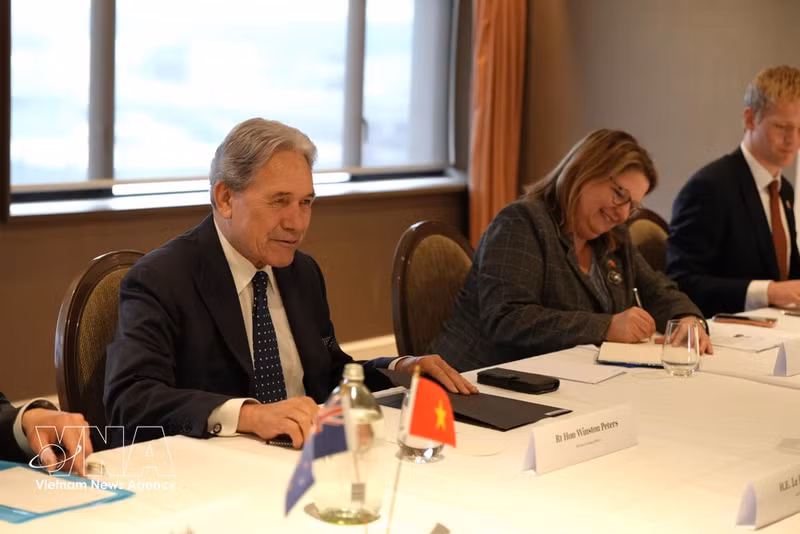 Le ministre néo-zélandais des Affaires étrangères, Winston Peters. Photo : VNA.