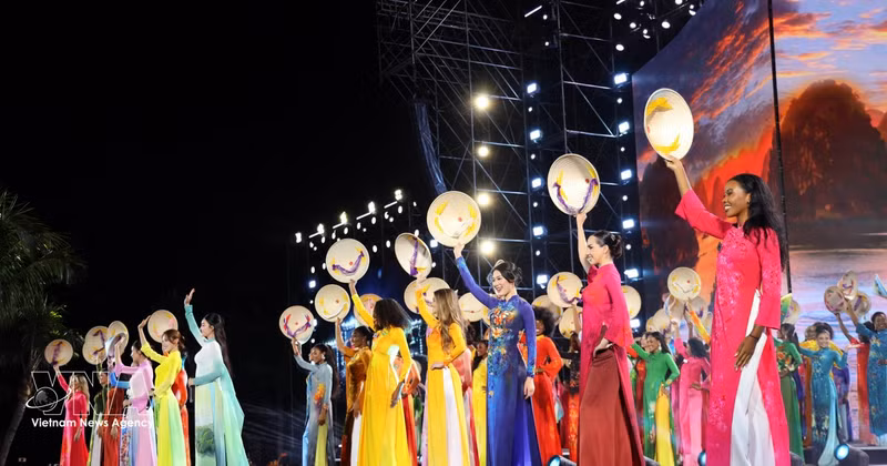 Des candidates participant au concours Miss Monde 2026. Photo : VNA. 