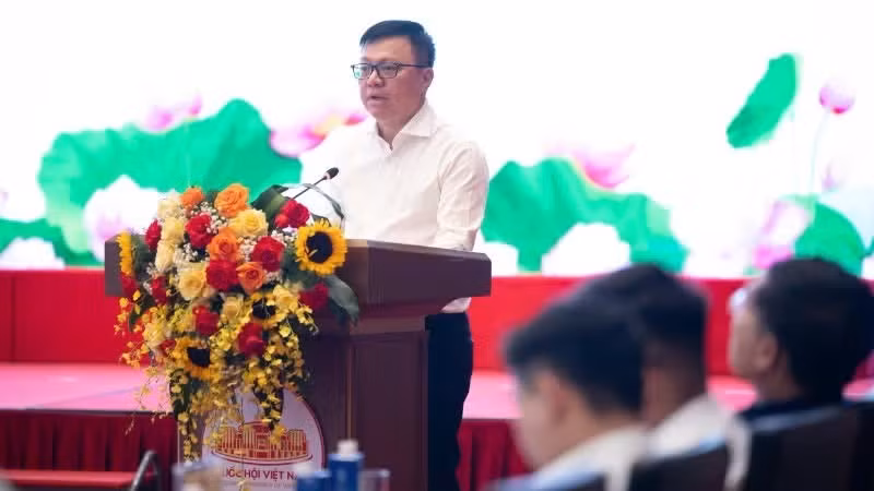 Le Quoc Minh, rédacteur en chef du journal Nhân Dân, vice-président de la Commission centrale de la propagande et de la mobilisation des masses du Parti et président de l’Association des journalistes du Vietnam. Photo : NDEL