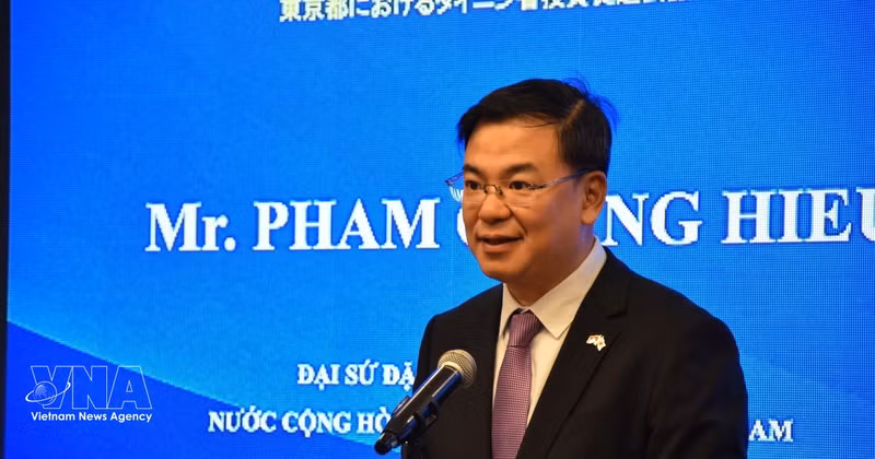 L’ambassadeur du Vietnam au Japon, Pham Quang Hiêu. Photo : VNA. 