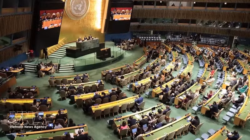Panorama de la séance inaugurale de la conférence. Photo : VNA.