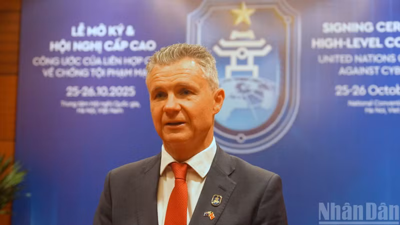 M. Matt Thistlethwaite, vice‑ministre australien des Affaires étrangères et du Commerce. Photo : Trung Hung.