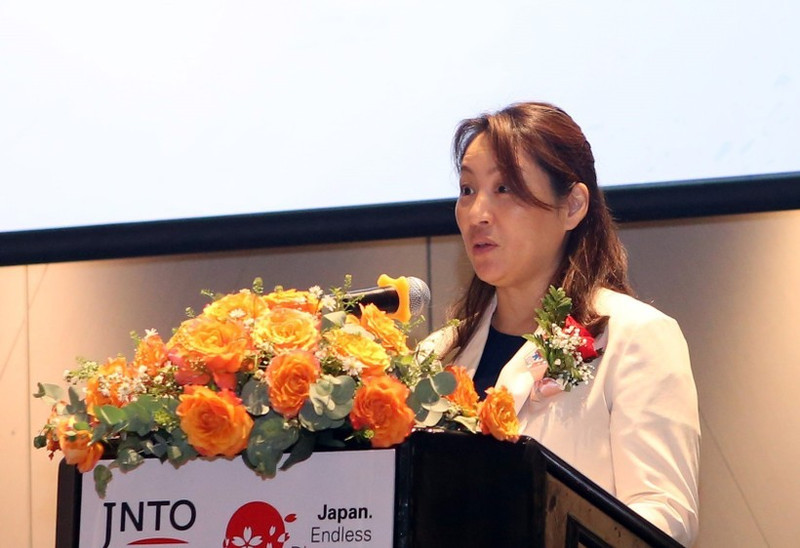 Matsumoto Fumi, représentante en chef du JNTO au Vietnam. Photo : VNA. 